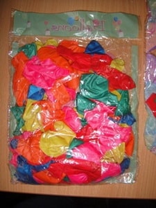 12 inc kaliteli 3 paket ( 300 adet ) renkli balon