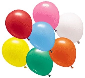 12 inc kaliteli 5 paket ( 500 adet ) renkli balon