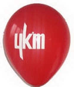 Tek yze tek renk logo , yaz ve resim balon basks 1000 adet