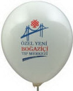 Tek yze drt renk logo , yaz ve resim balon basks 1000 adet