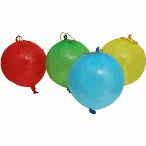 300 adet ( 3 paket ) desenli deiik renklerde punch balon